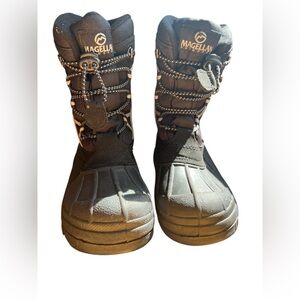 MAGELLAN Kids Boy Winter Snow Black Boots 3M Thinsulate 200g size:2